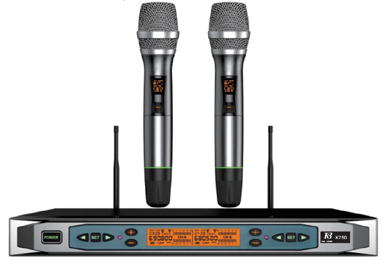 一拖二手持娱乐话筒---K750